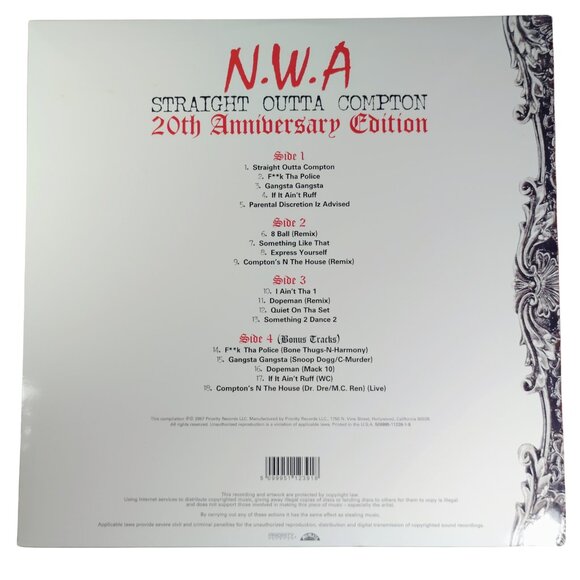 Ice Cube Yella Signed NWA Straight Outta Compton 20th Vinyl Record Album Beckett - Picture 12 of 13